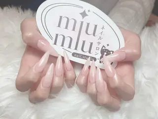 ロング yu naのネイルデザイン