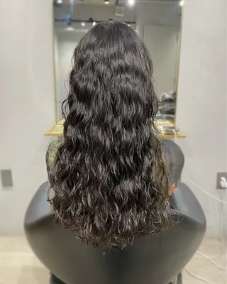ロング パーマ 【表参道】Ruri デジタルパーマのヘアスタイル