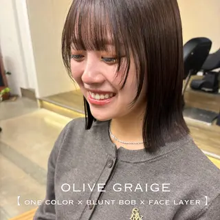 ミディアム カラー ⌇🌹透明感カラー 🌹ᴍᴇɢᴜᴍɪ ⌇のヘアスタイル
