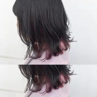 ミディアム カラー 嶋佐 昌大 シマサマオのヘアスタイル