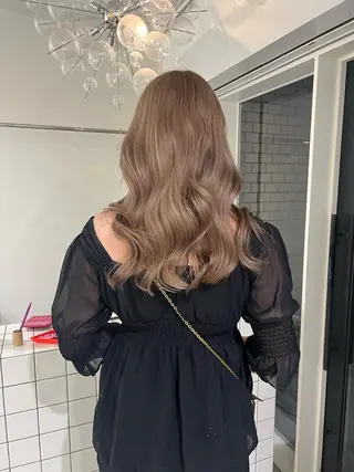 セミロング カラー toko / ブリーチなしカラーのヘアスタイル