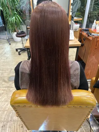 セミロング 川口開世 short cutのヘアスタイル