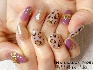ミディアム Nailsalon ＆Noelのネイルデザイン