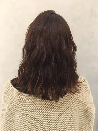 ミディアム カラー ︎︎🧸 ユリ ︎︎🧸のヘアスタイル