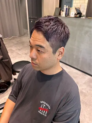 カラー メンズ メンズカット× ヘッドスパUSAMIのヘアスタイル