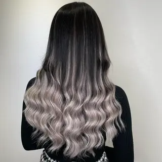 セミロング カラー KEISUKE🐶 カラー✨エクステのヘアスタイル