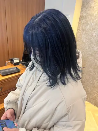 ミディアム カラー soi 💜AYAKOのヘアスタイル