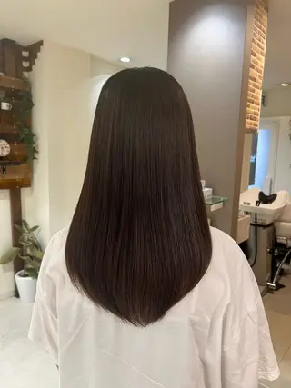 セミロング 髪質改善メニュー 長井 美佐子のヘアスタイル