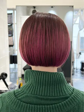 ショート カラー ヘアアレンジ HARU//原宿🤍 リピート率NO.1のヘアスタイル