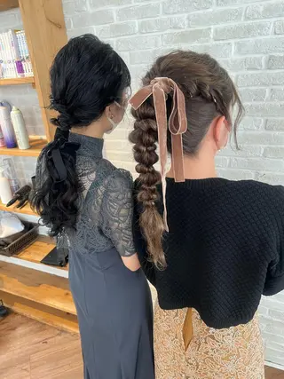 ロング ヘアアレンジ Topstylist YUKIのヘアスタイル