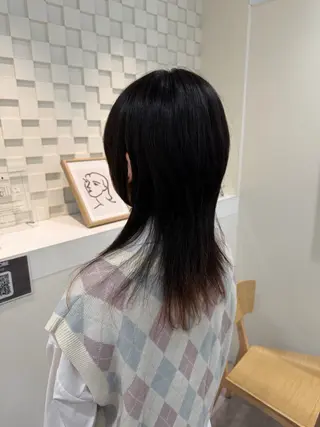 セミロング 京谷 日向のヘアスタイル