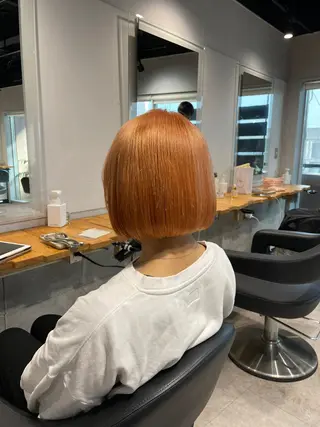 ミディアム カラー 川越ハイトーン🧸 Yumaのヘアスタイル