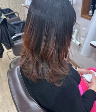 ロング saya kaのヘアスタイル