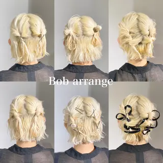 ヘアアレンジ 💫miyu💫デザ インカラー/アレンジのヘアスタイル