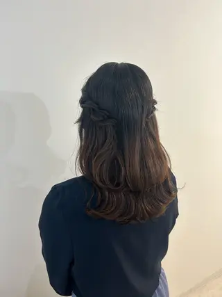 セミロング りさ/ヘアセット 無料モデル募集🎀のマツエク・マツパデザイン
