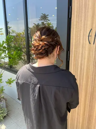 ヘアアレンジ 福島 果音のヘアスタイル