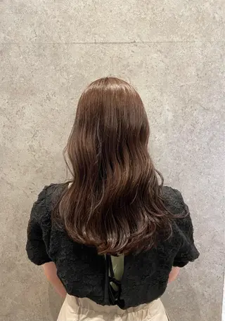 ロング カラー 脇野 茉優のヘアスタイル
