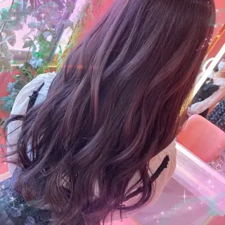 ロング カラー ビューティサロン ミルクのヘアスタイル
