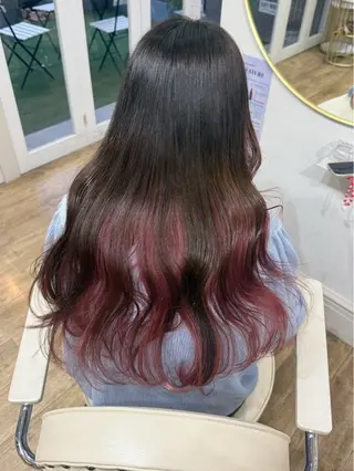 ロング カラー Ria🌙*ﾟ 艶カラーのヘアスタイル