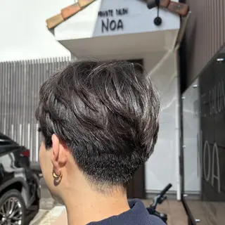 ショート メンズ パーマPrivate SalonNoa名駅のヘアスタイル