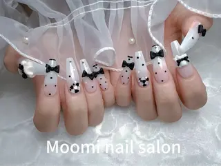 ロング 長さだし専門 Moominのネイルデザイン
