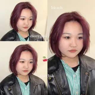 ミディアム カラー 🦮shiori アイドルオタク🦮のヘアスタイル