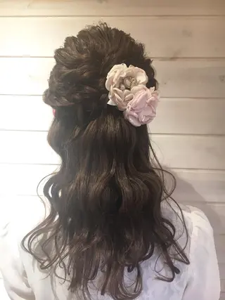 ロング ヘアアレンジ 野崎 ひかりのヘアスタイル