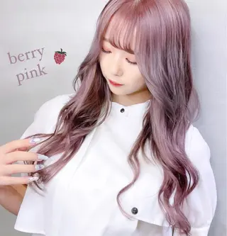 ロング カラー 透明感カラー×小 顔レイヤー♡ヒデさんのヘアスタイル