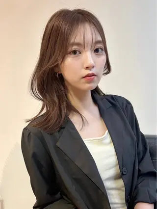 ロング ウルフ🦋顔まわり ❤︎ ͛MEIのヘアスタイル