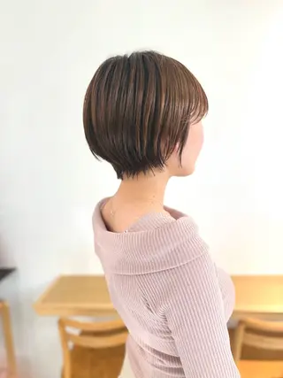 ショート カラー 安永 涼のヘアスタイル