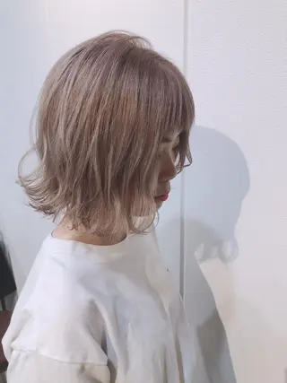 ショート カラー cherir髪質改善 パーソナルカラー診断のヘアスタイル