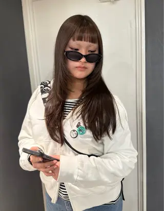 ロング カラー 韓国・透明感カラー ／堀江／みずき🐩のヘアスタイル