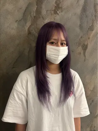 ロング カラー ユラ🪐 /ブリーチのヘアスタイル