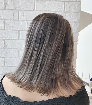 ミディアム カラー ノンダメージ髪質改善 カラー💎/KURAのヘアスタイル