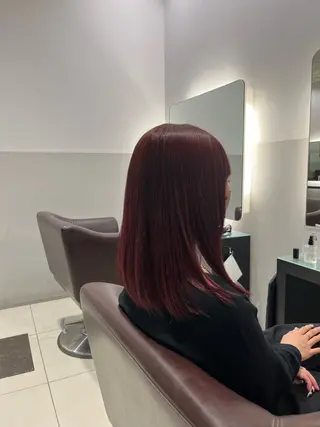 セミロング カラー 坂詰 空のヘアスタイル