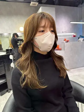 セミロング DAIKIベージュ 🍂レイヤーカットのヘアスタイル