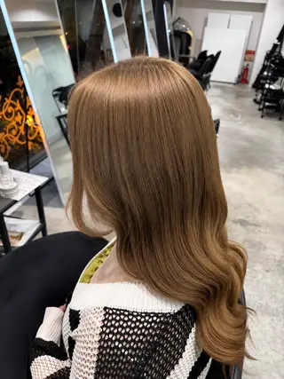 ロング カラー sweep ひなのヘアスタイル