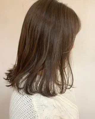 ミディアム クニモトハルナ ボブ/柔らかカラーのヘアスタイル