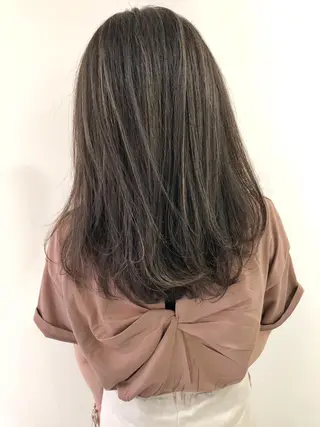 セミロング ボブ/縮毛矯正 🌟梅田盛一🌟のヘアスタイル