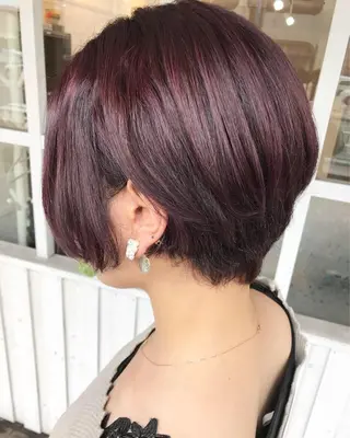 ショート カラー 秋月 亜耶のヘアスタイル