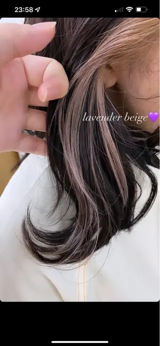 ミディアム ナナ♡レイヤーカット ♡似合わせカラーのヘアスタイル