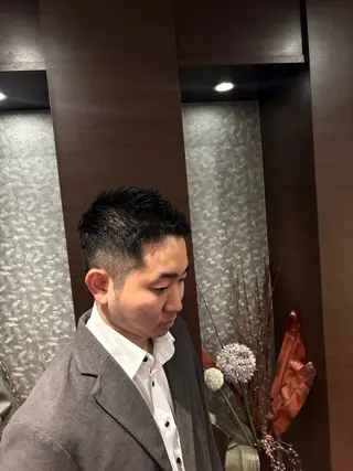 ショート メンズ 藤原 航のヘアスタイル