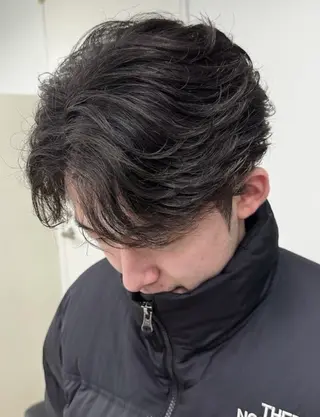 パーマ メンズ 🎀メンズパーマ☆ 艶カラー☆Syuriのヘアスタイル