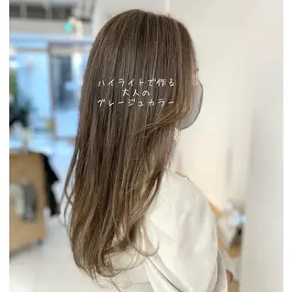 ミディアム カラー 平田 健一のヘアスタイル