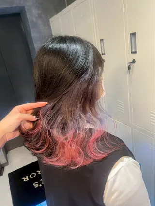 カラー 🌈推し活ハイトーン 💫荒川結星のヘアスタイル