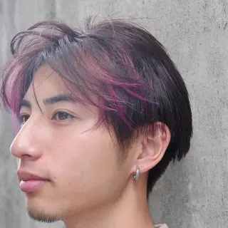 ショート カラー メンズ 【吉祥寺】ショート/ レイヤーボブ/ryoのヘアスタイル
