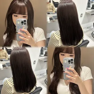 ロング カラー 🎀透明感× 赤み消し🎀正源のヘアスタイル