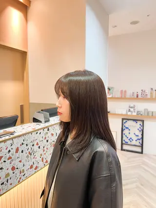 ロング カラー 艶カラー/透明感 /ヒグチアオイのヘアスタイル