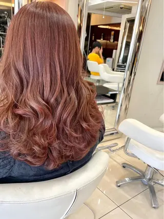 カラー 柔らか透明感カラー ｜ほんのりレイヤー｜のヘアスタイル