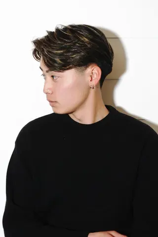 ショート パーマ メンズ DAD　BARBERSHOP所属・三宮メンズカット ヨシイッキのヘアスタイル